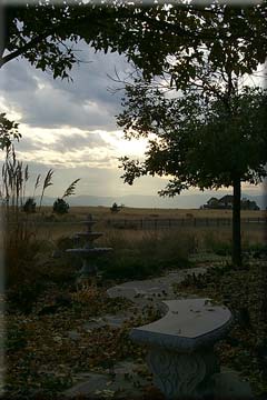 fall sunset
