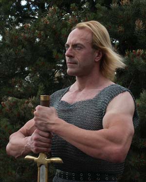 sword pointing down
